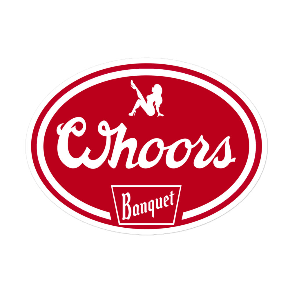 WHOORS VINTAGE STICKER