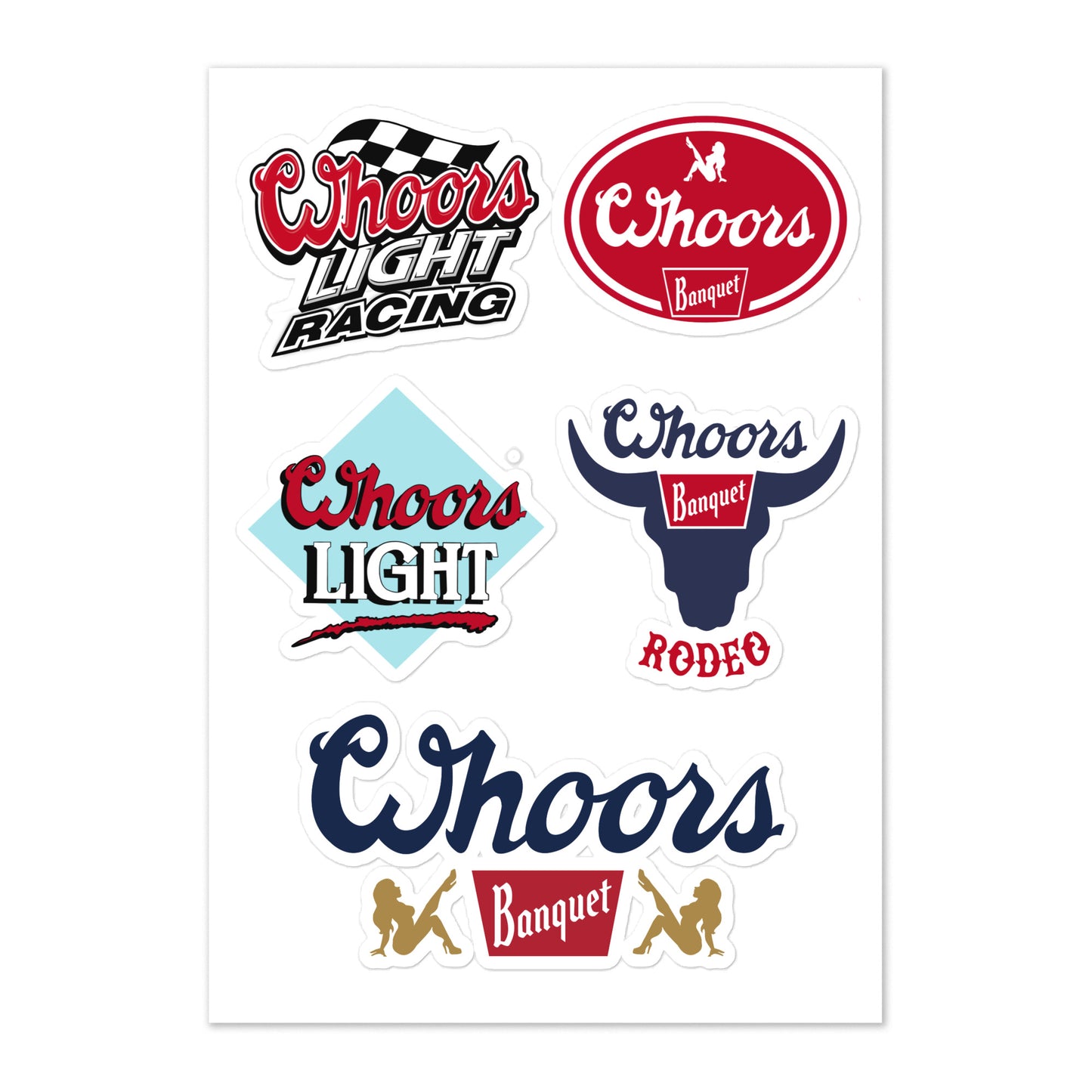 WHOORS STICKER VARIETY PACK