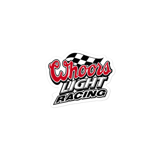 WHOORS LIGHT RACING STICKER