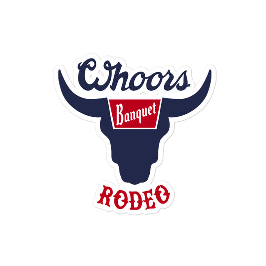 WHOORS RODEO STICKER