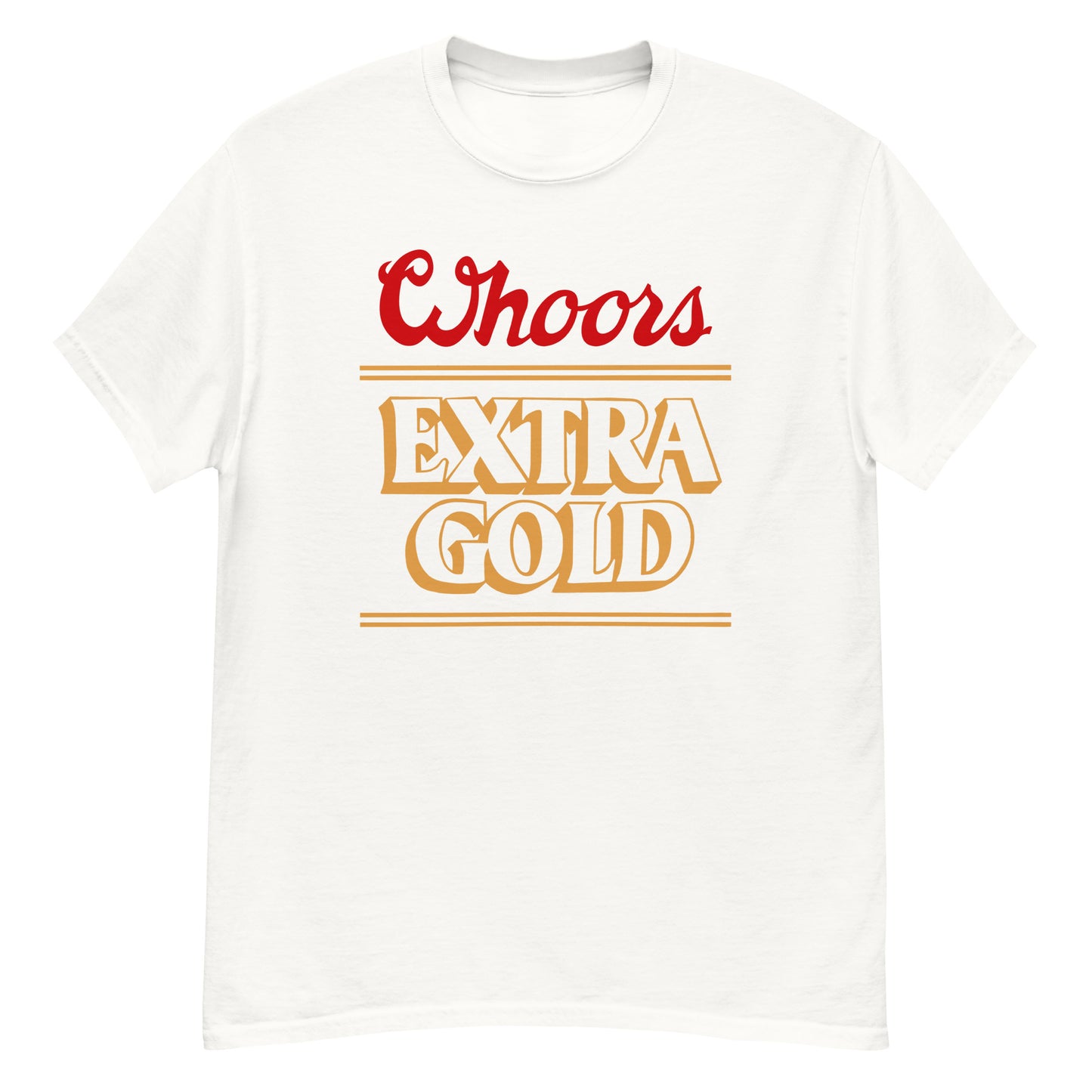 WHOORS EXTRA GOLD TEE