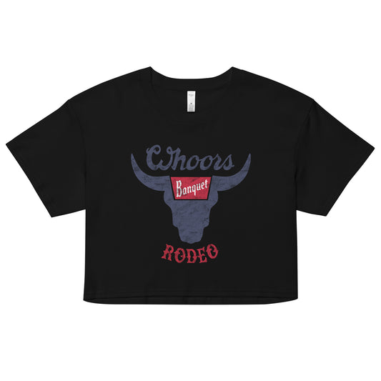 WHOORS RODEO BULL CROP TOP